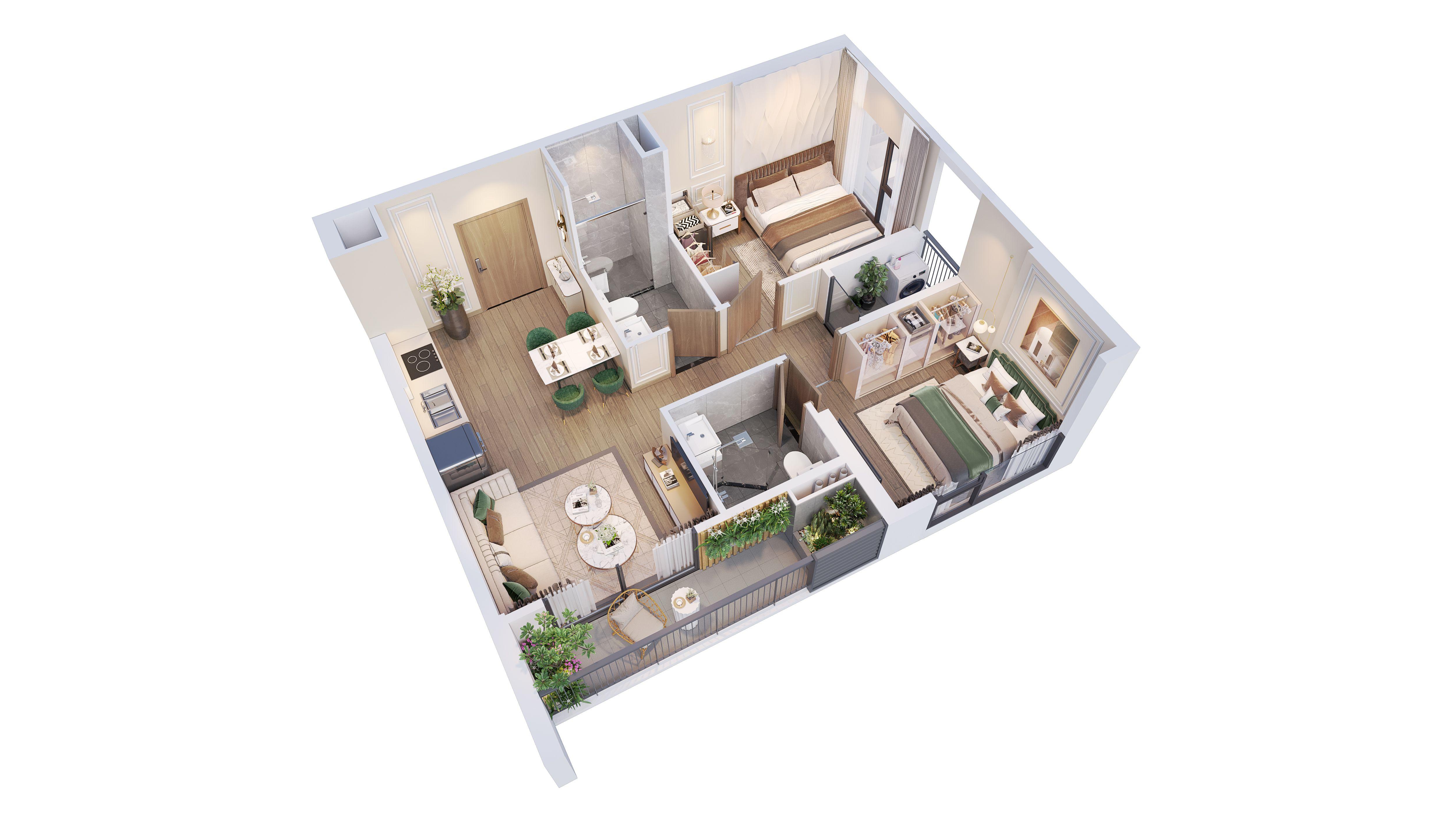 Bán gấp căn hộ The Kyoto 2PN Vinhomes Star City - Tầm nhìn vô cực, giá tốt nhất thị trường!